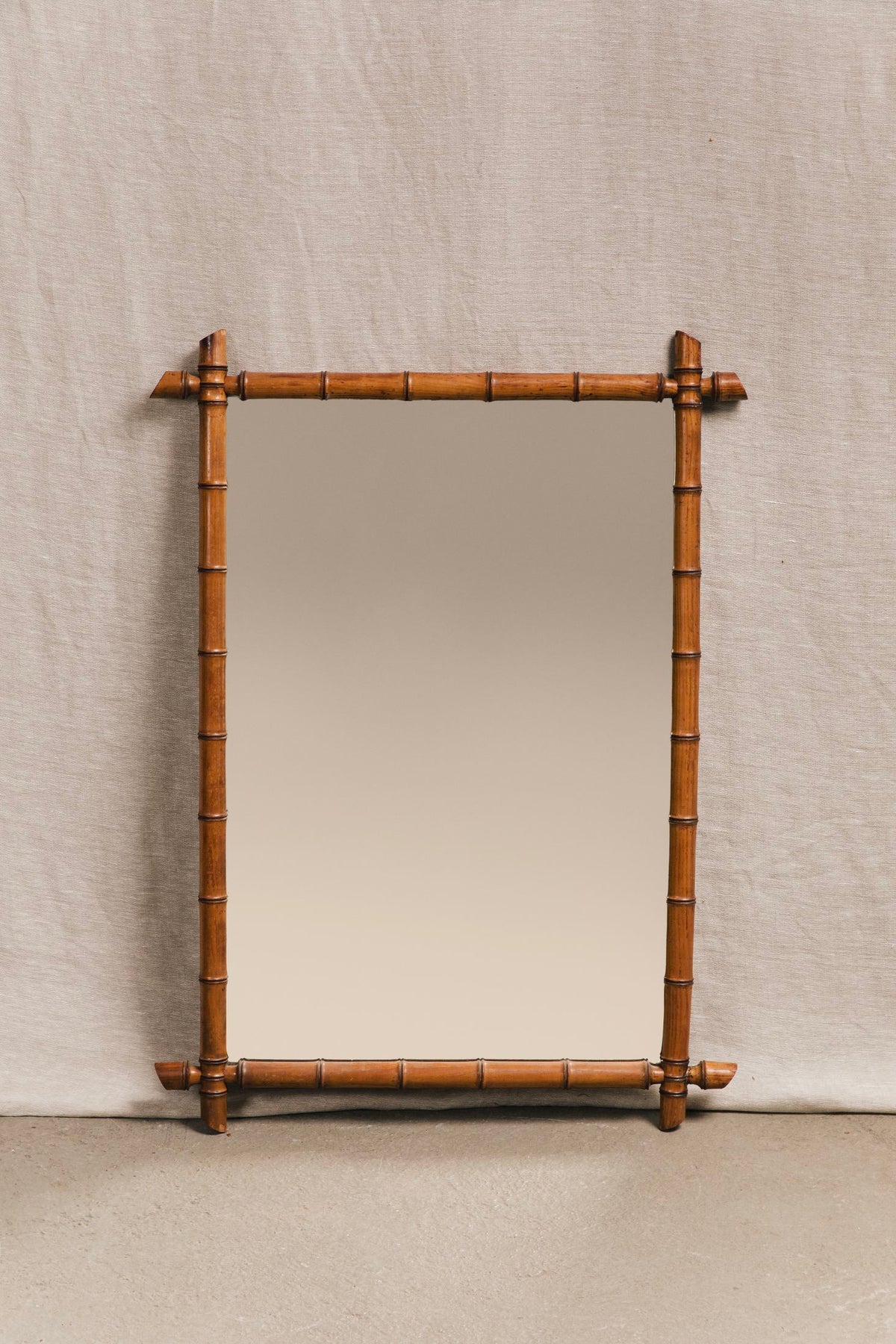 Specchio in faux bamboo SPE0689 1 Raw 