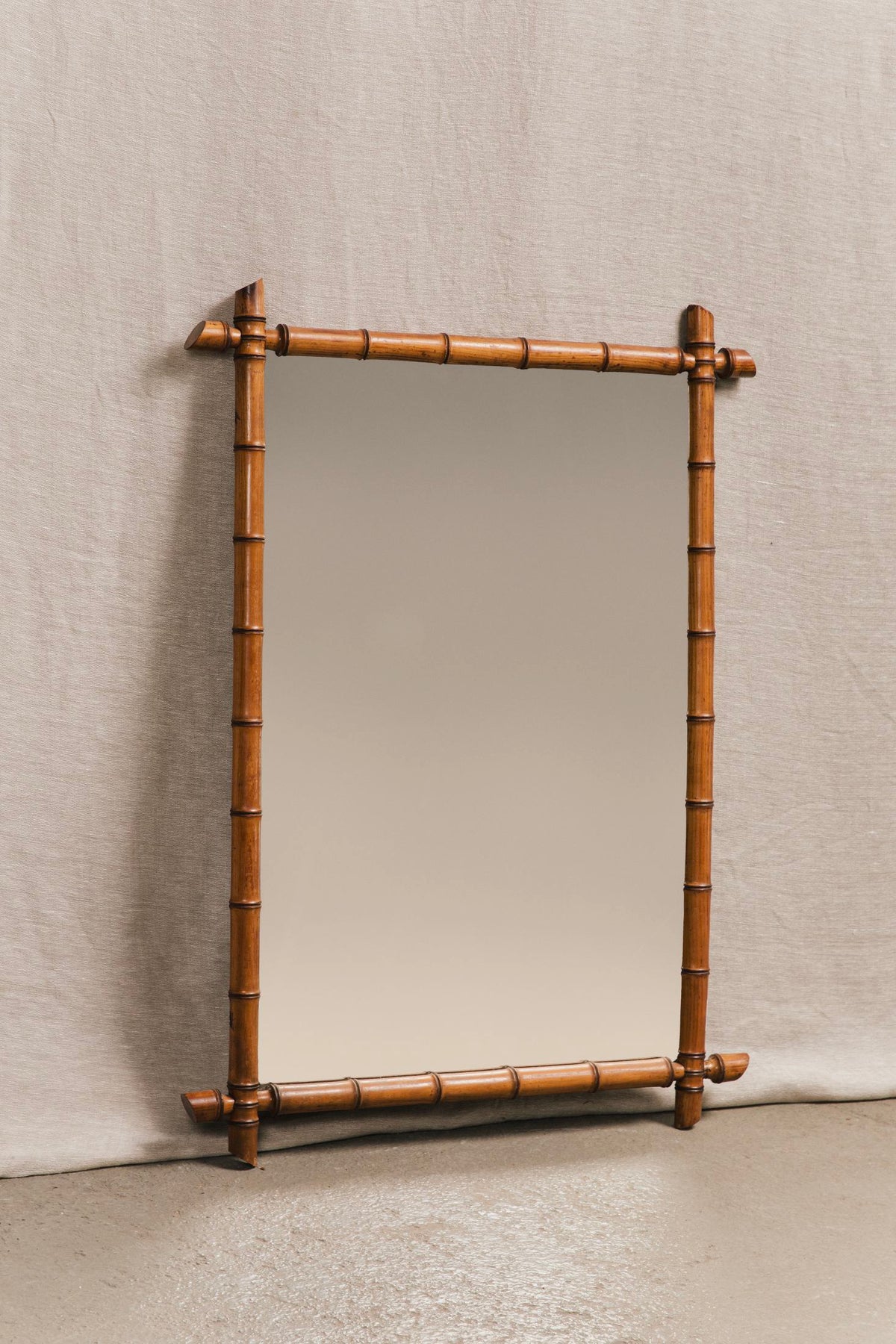 Specchio in faux bamboo SPE0689 1 Raw 