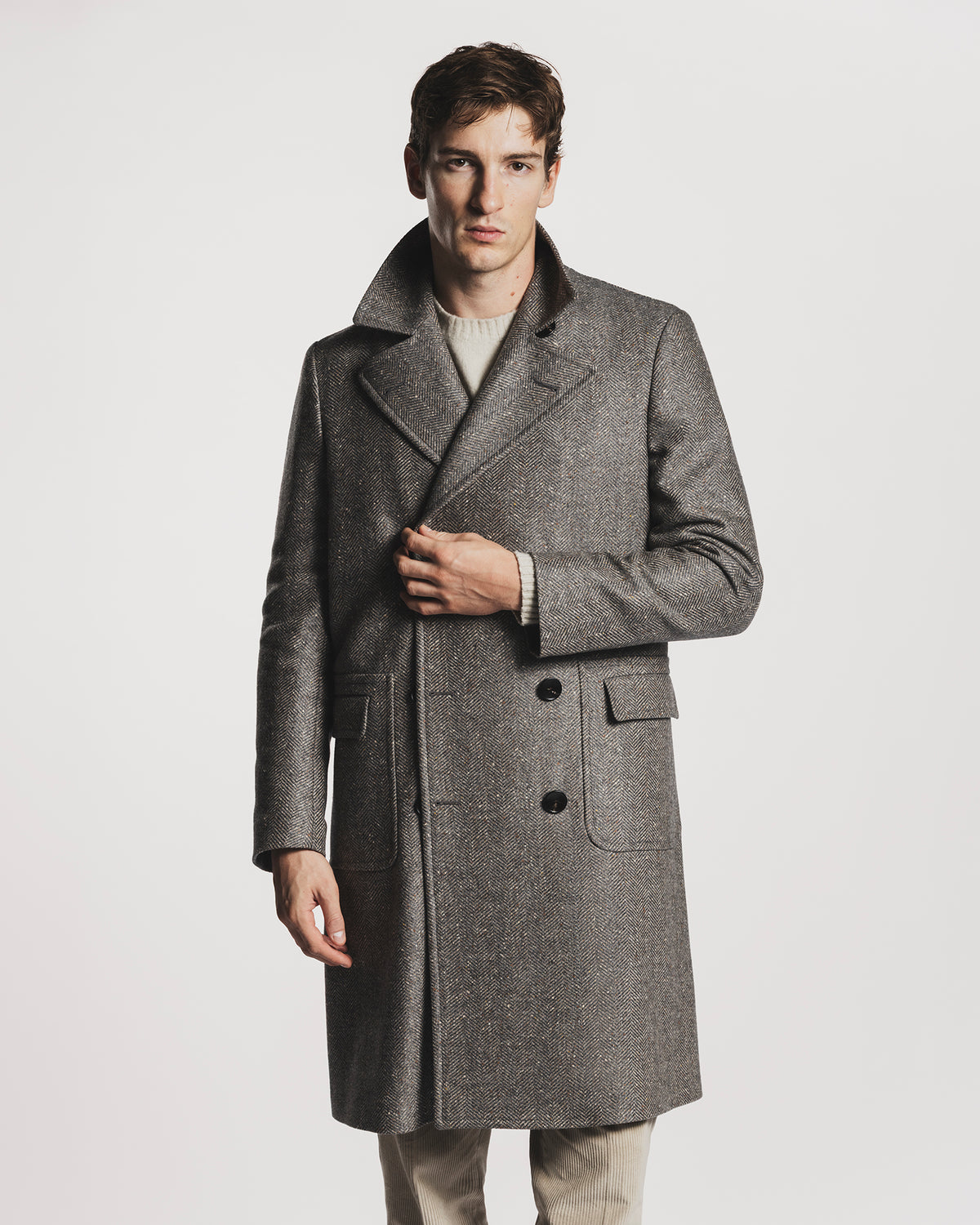 POLO COAT BYRON TWEED LANA E CASHMERE COPLHRLGF6 1 Raw 