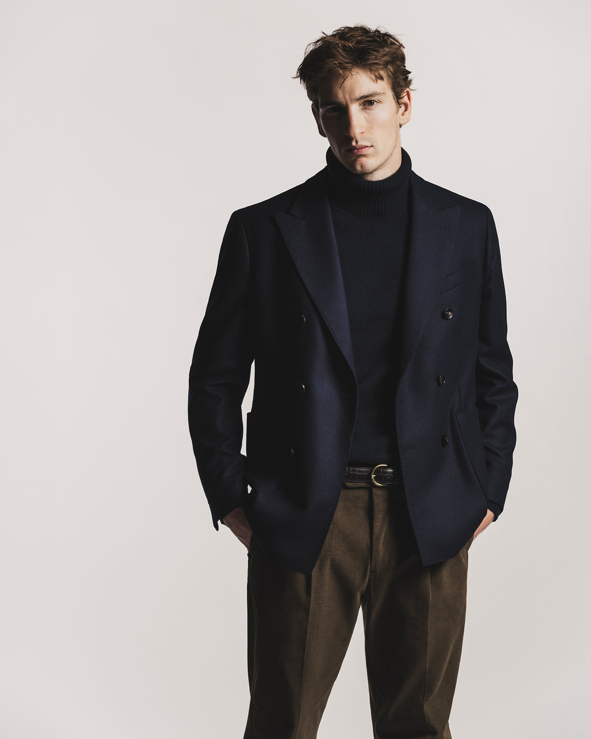 GIACCA LORD IN SOFT LAMBSWOOL BLU JKDBLMBLF6 1 Raw 