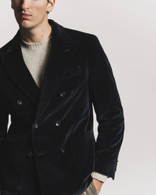 GIACCA LORD IN VELLUTO BLU NAVY JKDBVLBLF6 1 Raw 