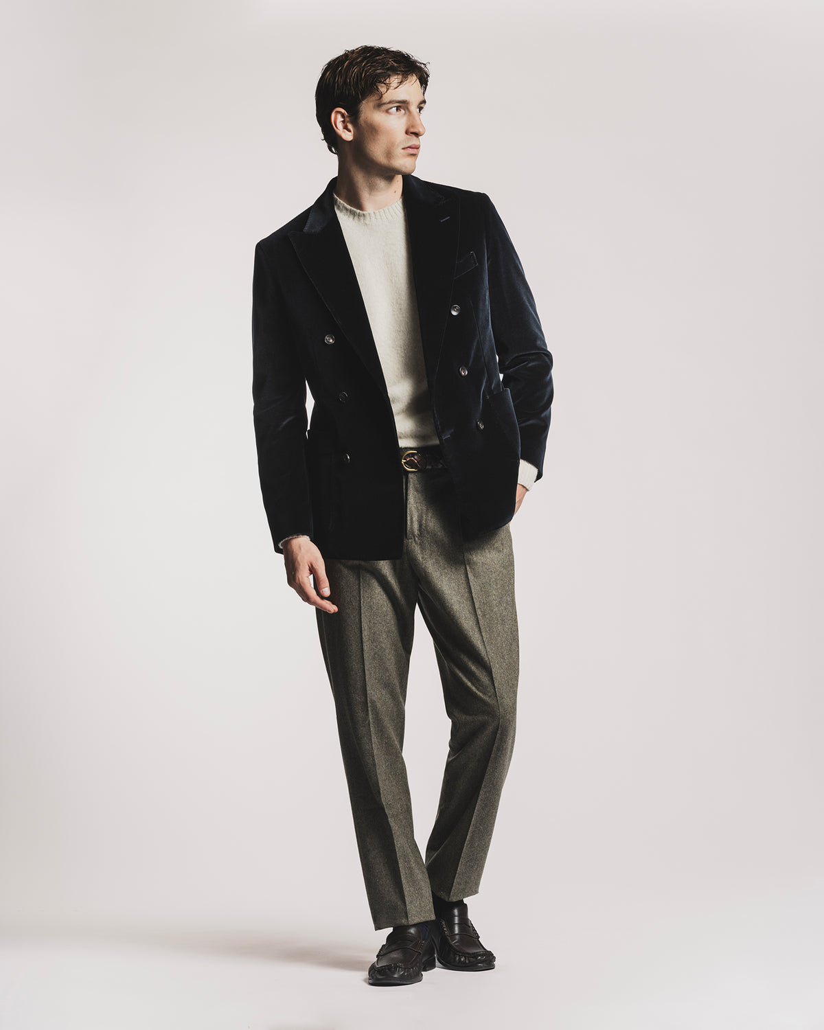 GIACCA LORD IN VELLUTO BLU NAVY JKDBVLBLF6 1 Raw 