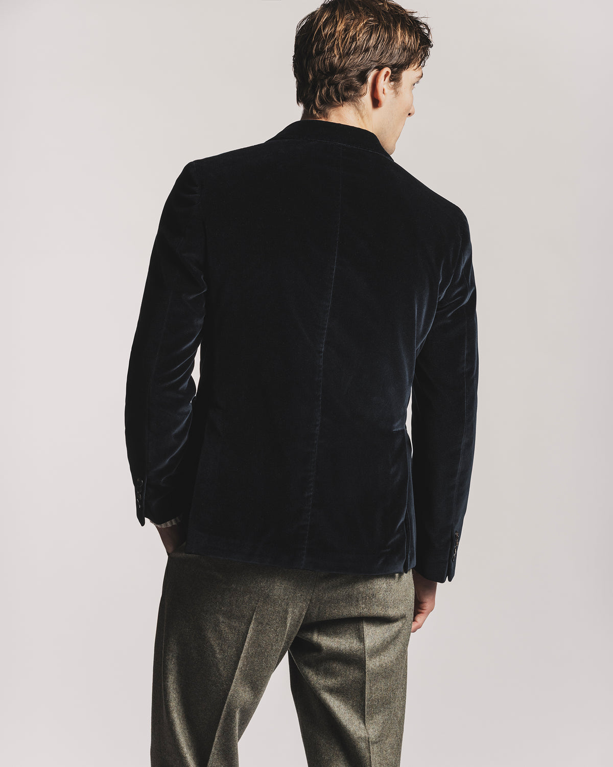 GIACCA LORD IN VELLUTO BLU NAVY JKDBVLBLF6 1 Raw 