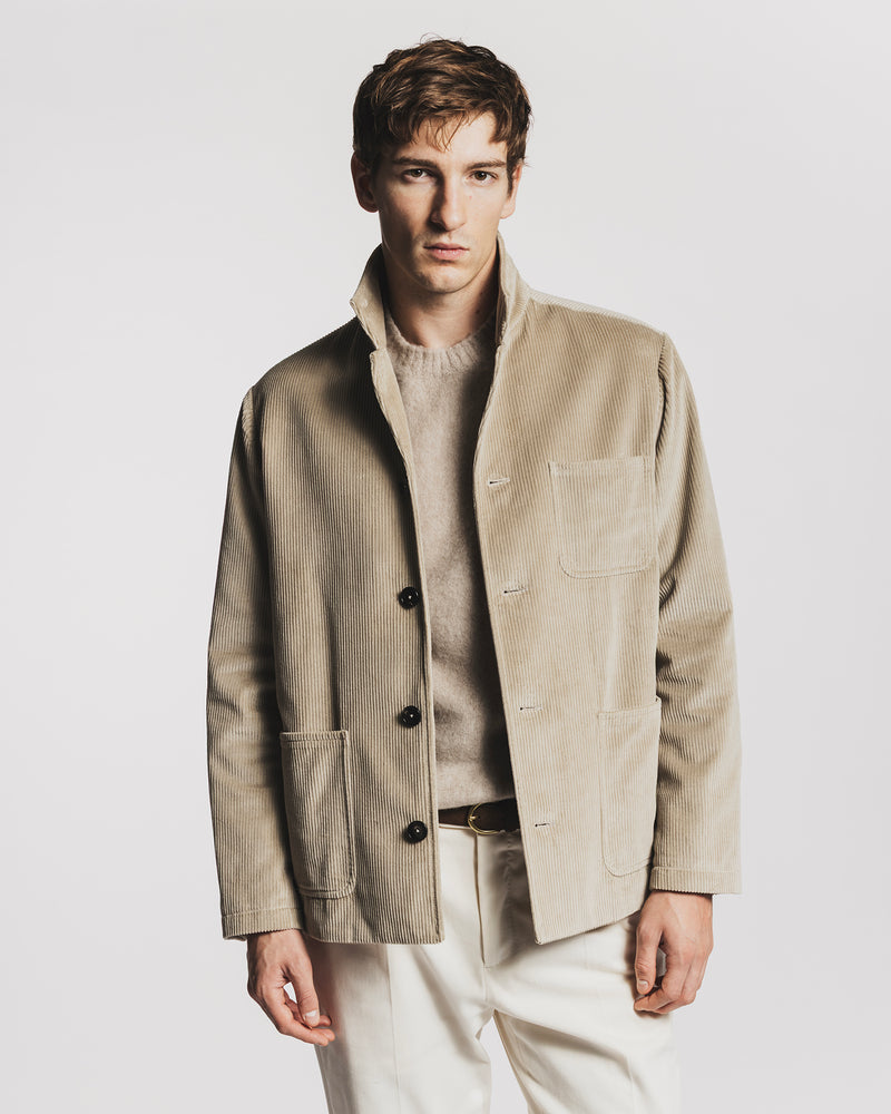 GIACCA PAINTER IN SOFT CORDUROY JKPTCOBGF6 1 Raw 