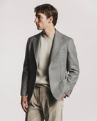 GIACCA WINDSOR IN SOFT LAMBSWOOL SPIAGATO JKSBLMMGF6 1 Raw 