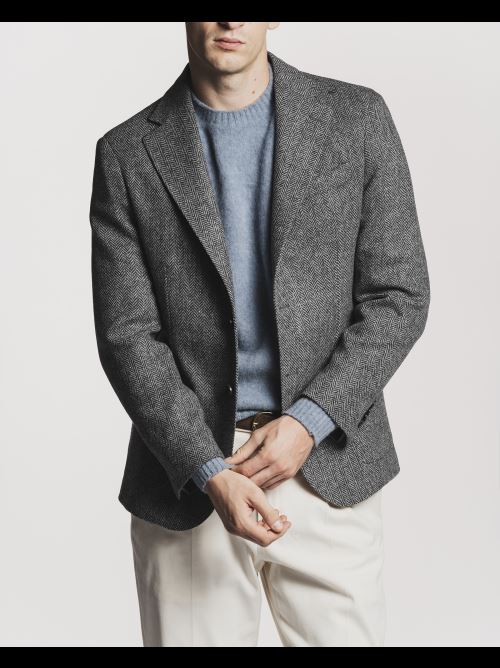 GIACCA WINDSOR IN TWEED LAVATO JKSBTWMGF6 1 Raw 