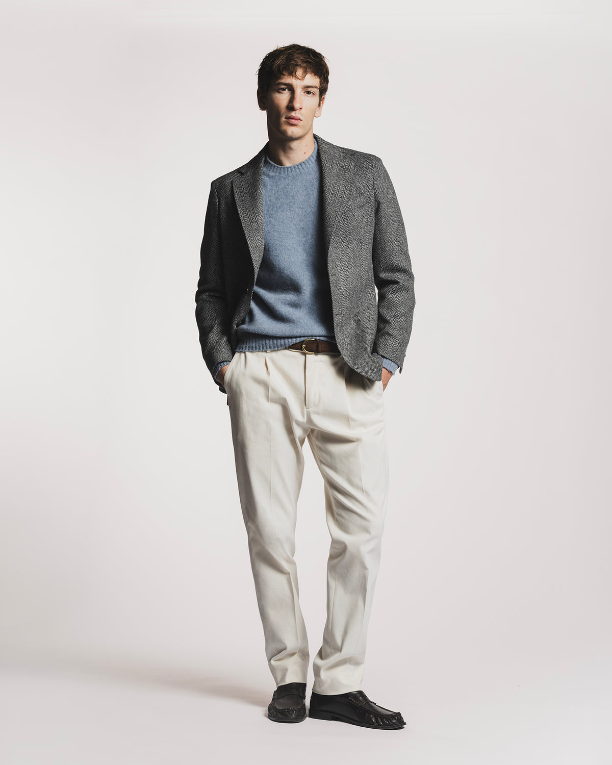 GIACCA WINDSOR IN TWEED LAVATO JKSBTWMGF6 1 Raw 