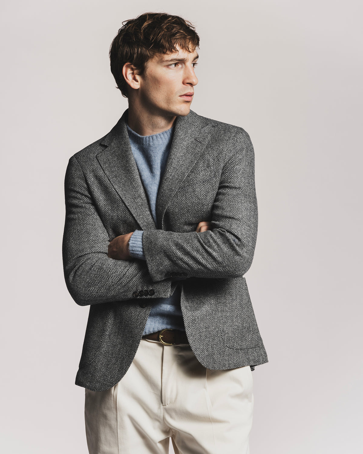 GIACCA WINDSOR IN TWEED LAVATO JKSBTWMGF6 1 Raw 