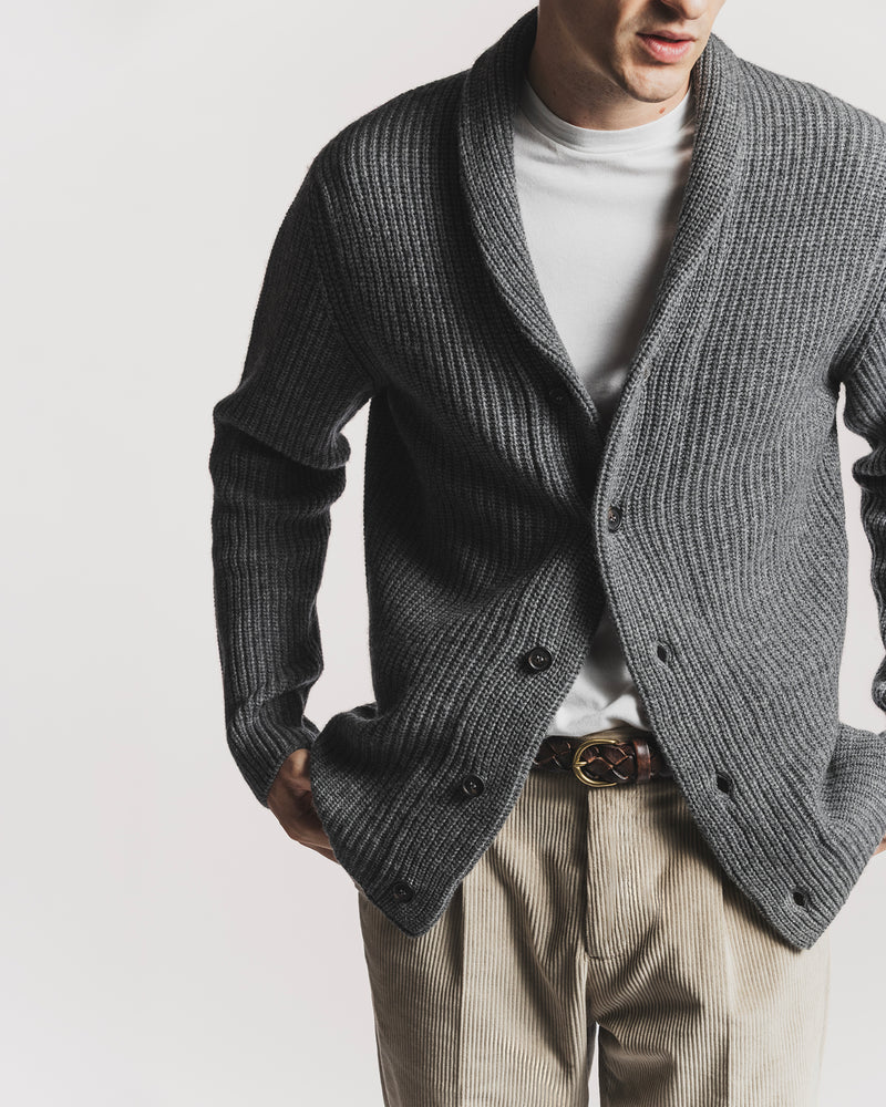 CARDIGAN MARINE LANA & CASHMERE KNCAWCMGF6 1 Raw 