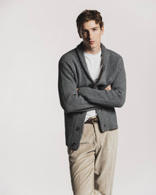 CARDIGAN MARINE LANA & CASHMERE KNCAWCMGF6 1 Raw 