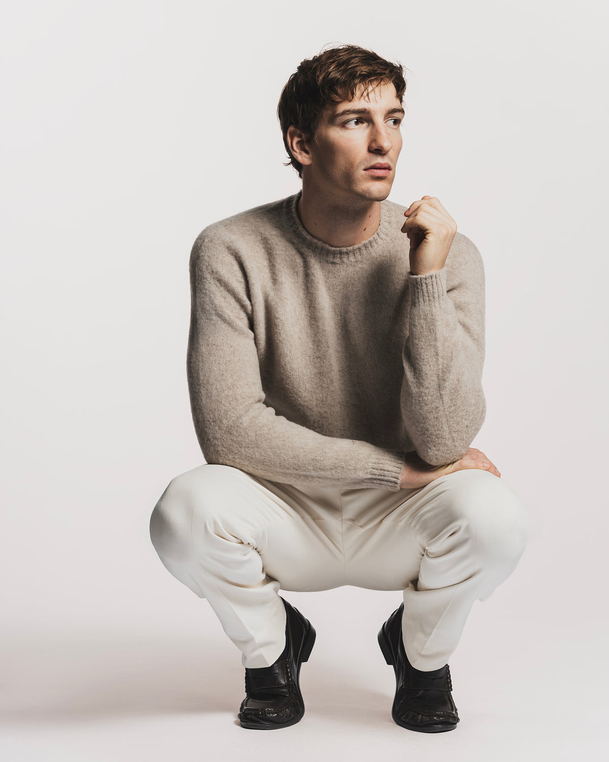 GIROCOLLO KEATS LANA E CASHMERE<BR/> KNSWWCCLF6 1 Raw 