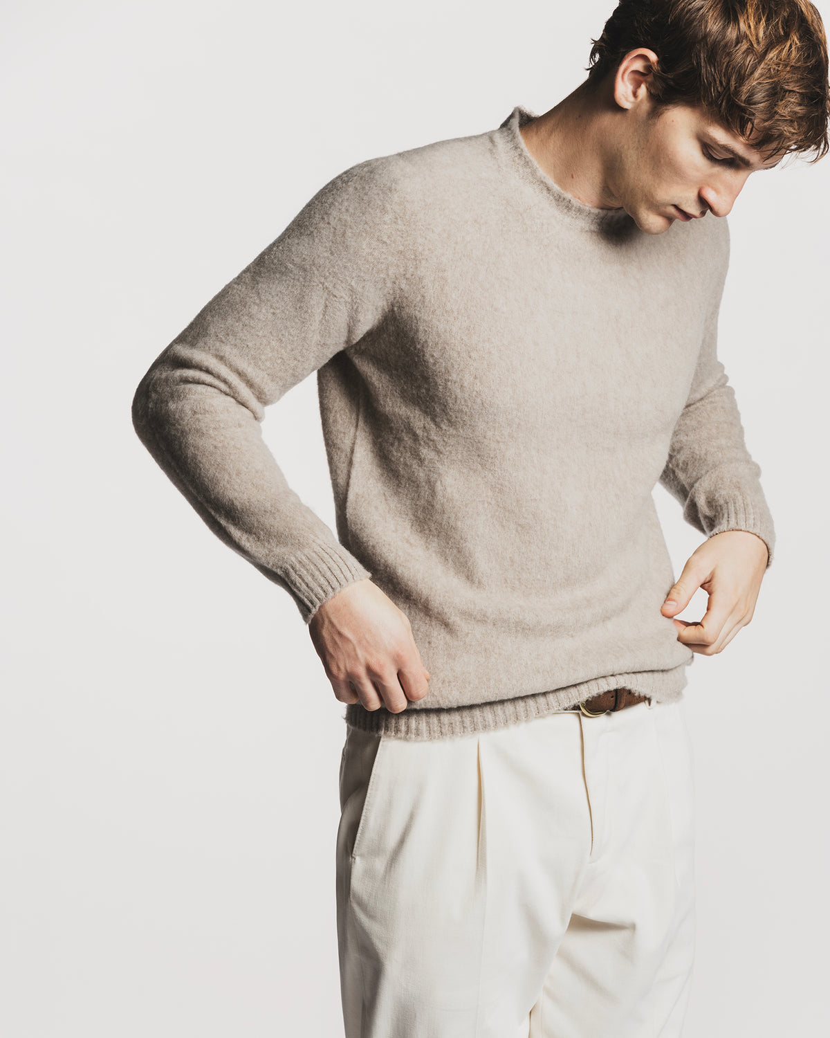 GIROCOLLO KEATS LANA E CASHMERE<BR/> KNSWWCCLF6 1 Raw 