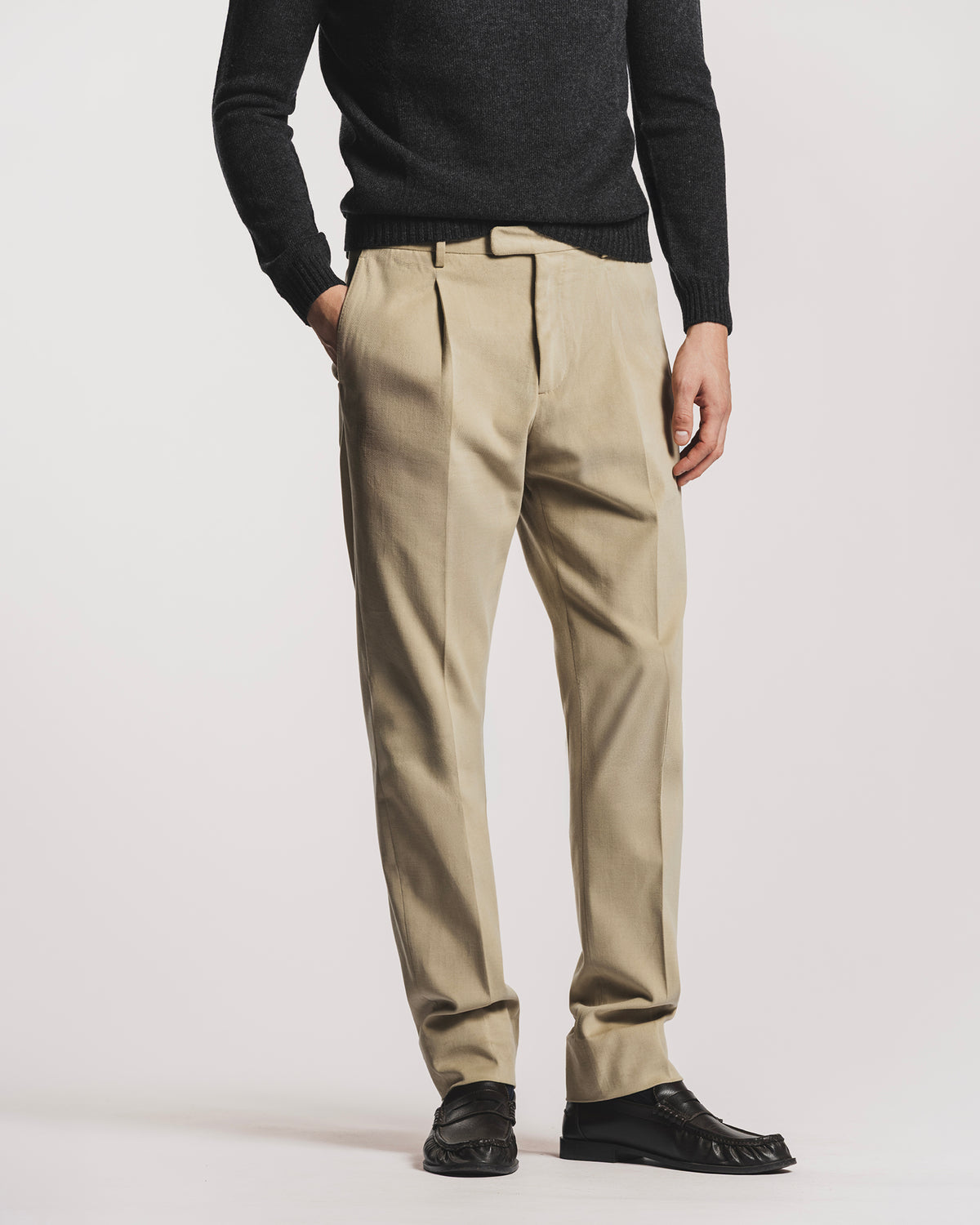 PANTALONE LAWRENCE SOFT COTTON BEIGE TRPLSCBGF6 1 Raw 