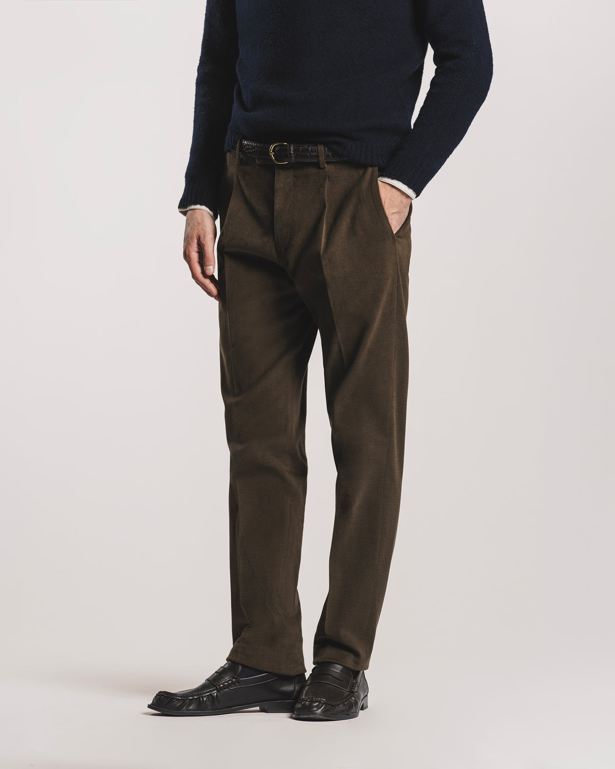 PANTALONE LAWRWENCE SOFT COTTON OLIVE TRPLSCOLF6 1 Raw 