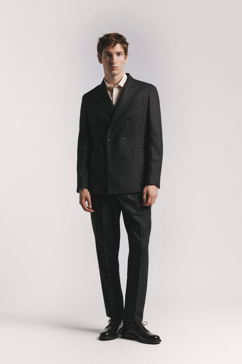 GIACCA LORD FLANELLA DI LANA<BR/><BR/> JKDBFLCHF5 880 Raw 