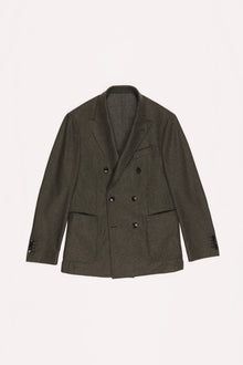 GIACCA LORD <BR/>FLANELLA DI LANA<BR/> JKDBFLGRF5 570 Raw 