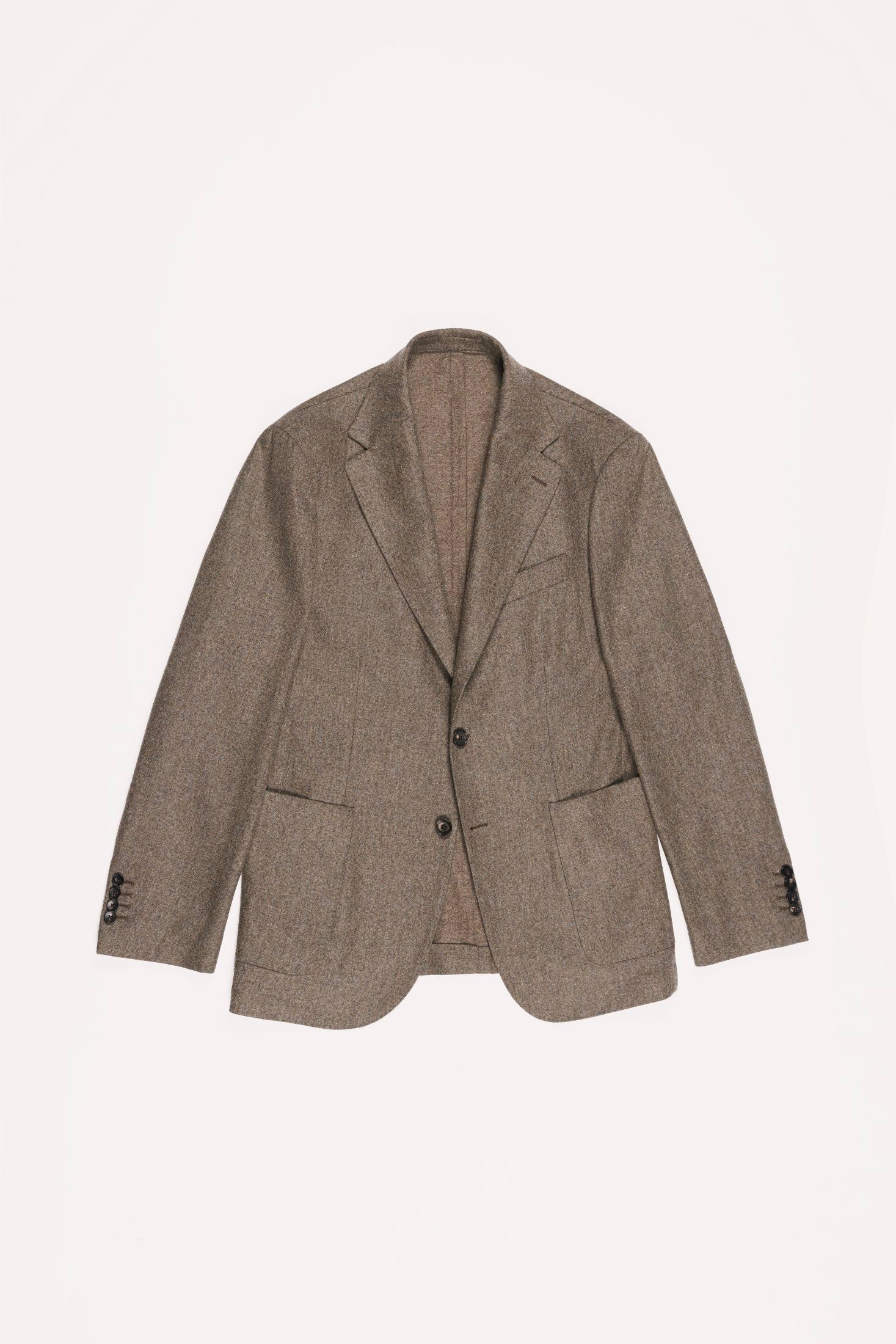 GIACCA WINDSOR FLANELLA DI LANA JKSBFLBGF5 235 Raw 