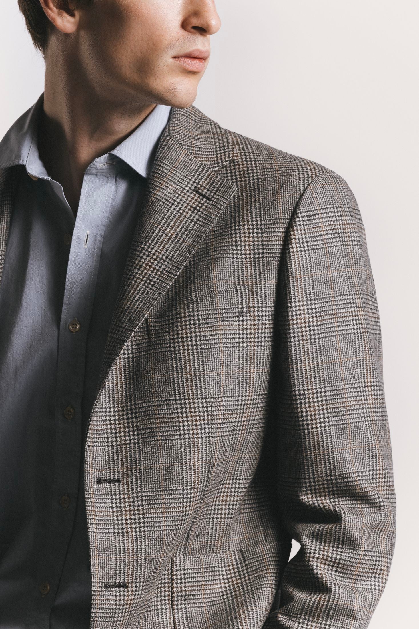 GIACCA WINDSOR <BR/>FLANELLA DI LANA JKSBFLWLF5 810 Raw 
