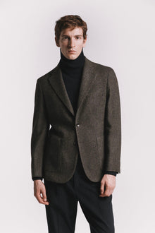 GIACCA WINDSOR TWEED DI LANA JKSBTWGRF5 530 Raw 