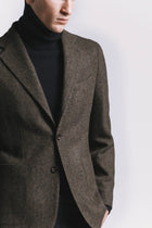 GIACCA WINDSOR TWEED DI LANA JKSBTWGRF5 530 Raw 