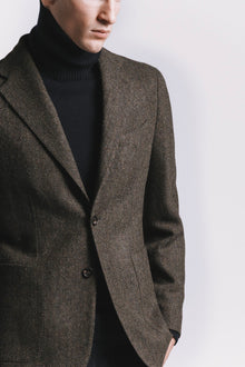 GIACCA WINDSOR TWEED DI LANA JKSBTWGRF5 530 Raw 