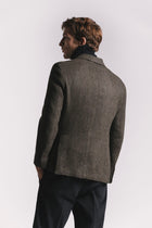 GIACCA WINDSOR TWEED DI LANA JKSBTWGRF5 530 Raw 