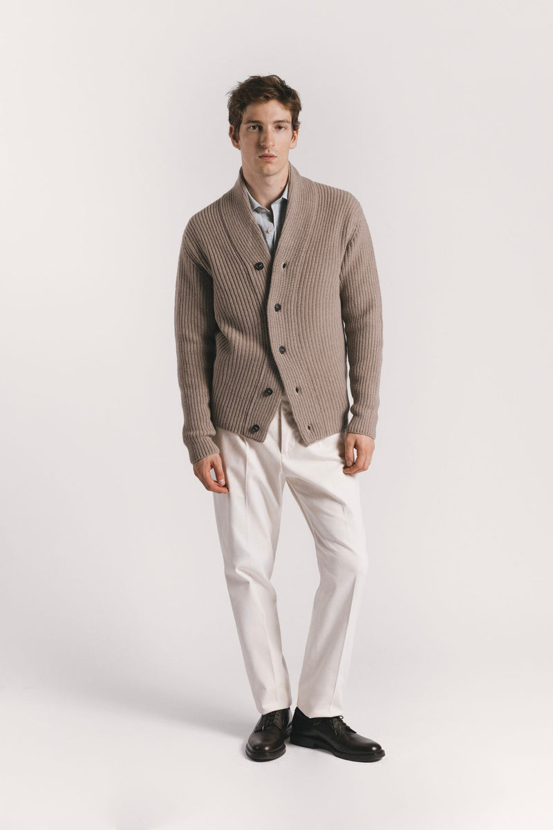 CARDIGAN MARINE LANA & CASHMERE<BR/><BR/> KNCAWCBGF5 230 Raw 