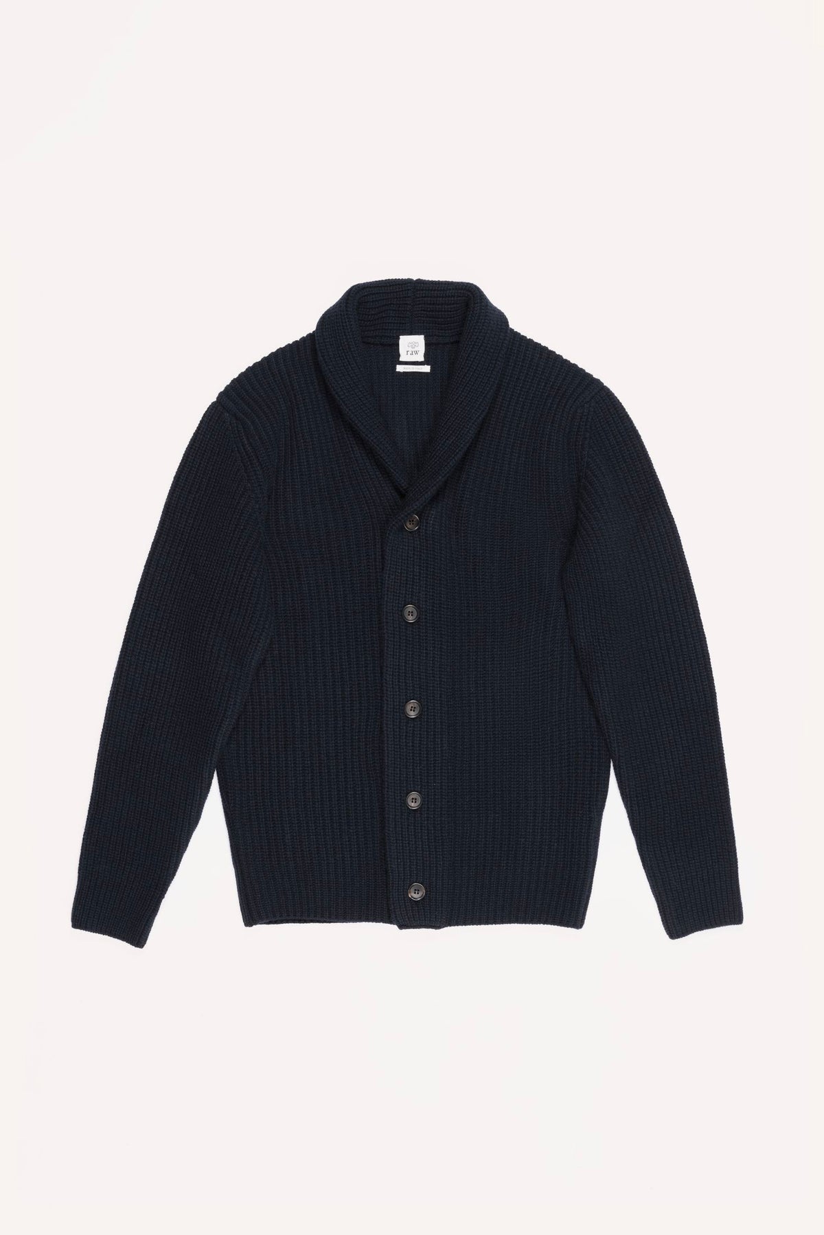 CARDIGAN MARINE LANA & CASHMERE<BR/> KNCAWCBLF5 780 Raw 