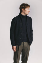 CARDIGAN MARINE LANA & CASHMERE<BR/> KNCAWCBLF5 780 Raw 