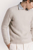KEATS CREW NECK WOOL & CASHMERE