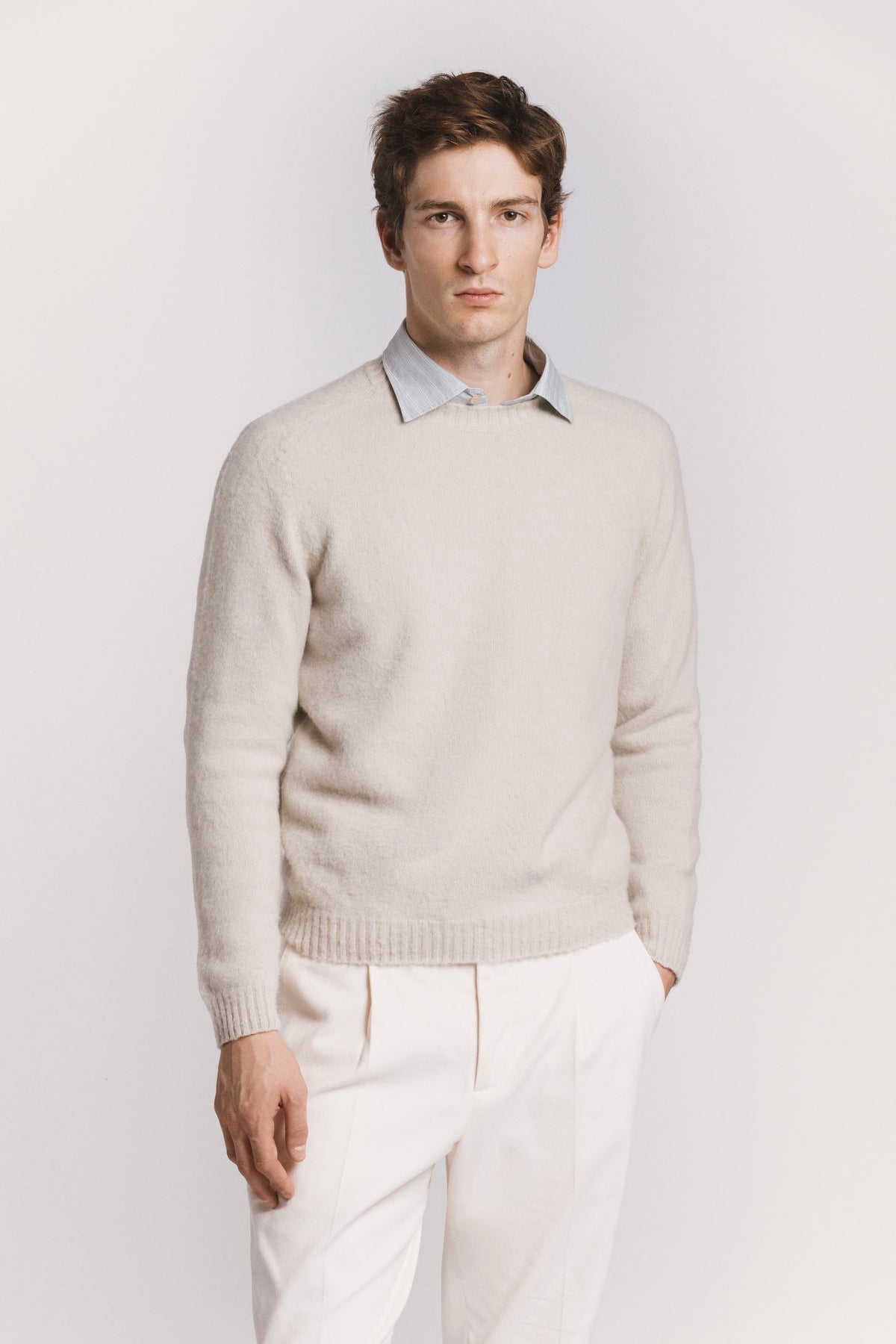GIROCOLLO KEATS LANA & CASHMERE KNSWWCWHF5 110 Raw 