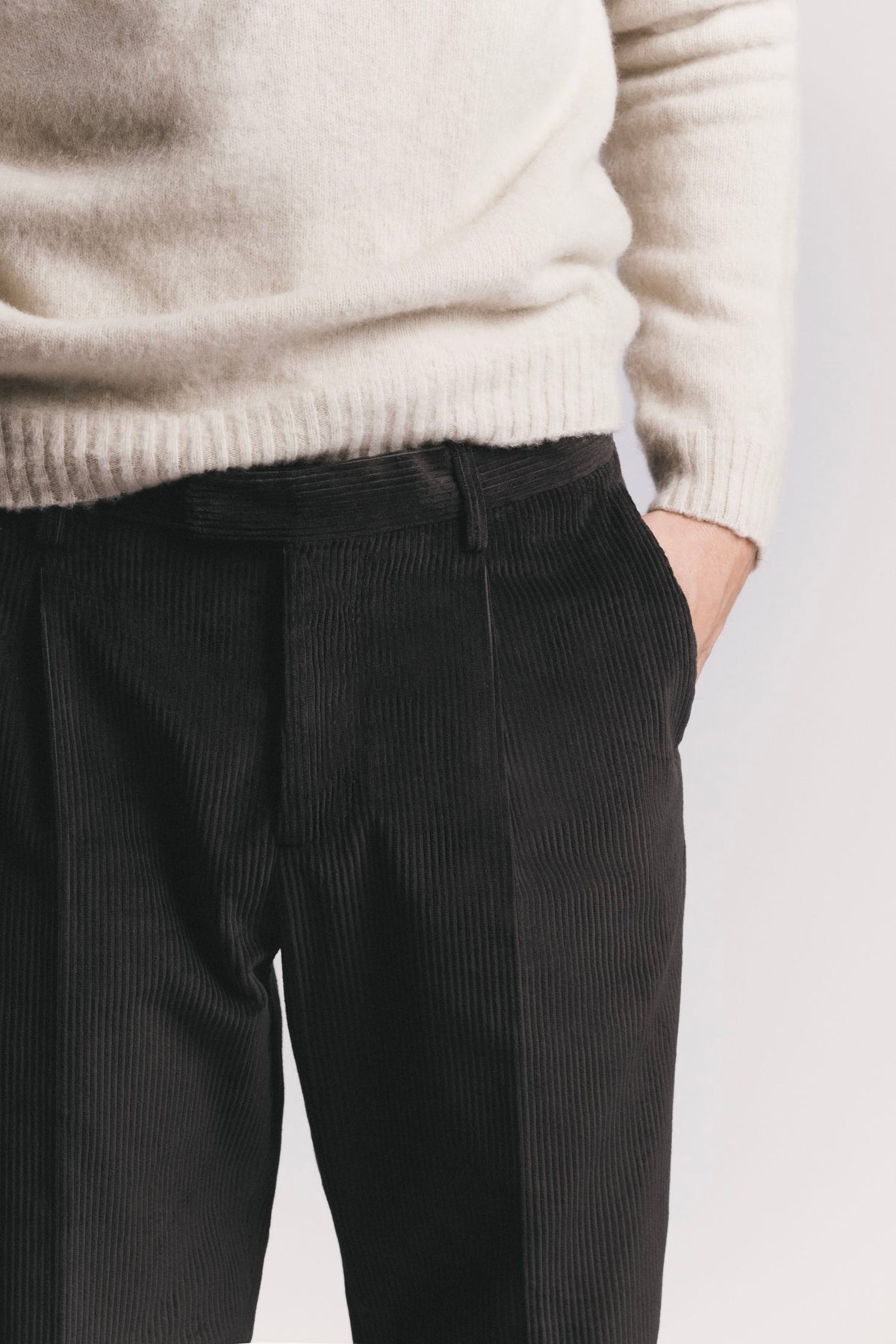 PANTALONE LAWRENCE VELLUTO A COSTE<BR/><BR/> TRPLCOCHF5 880 Raw 