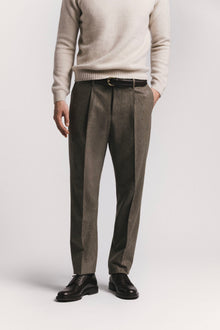 PANTALONE LAWRENCE FLANELLA DI LANA <BR/> TRPLFLBGF5 230 Raw 
