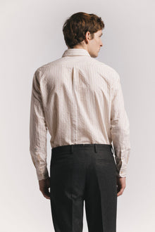 PANTALONE LAWRENCE FLANELLA DI LANA TRPLFLCHF5 880 Raw 