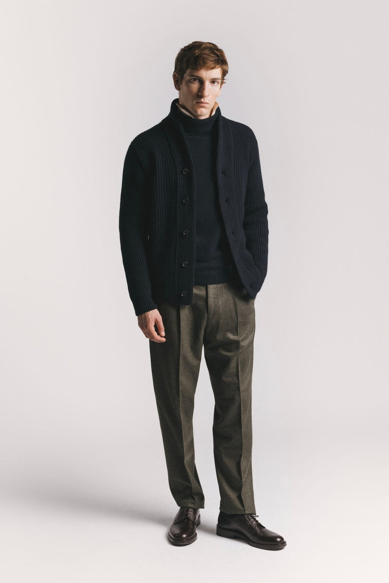 PANTALONE LAWRENCE FLANELLA DI LANA TRPLFLGRF5 570 Raw 