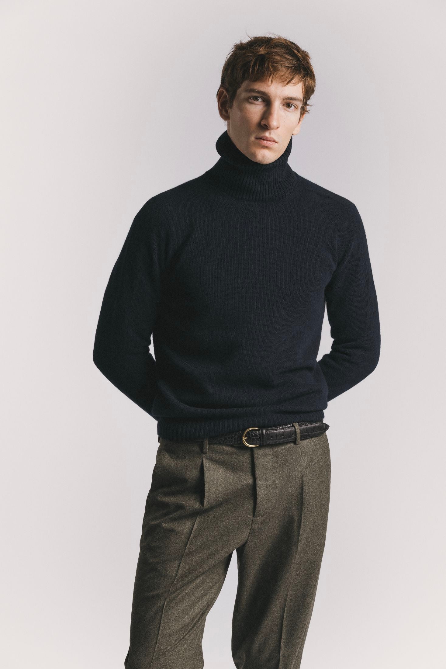 PANTALONE LAWRENCE FLANELLA DI LANA TRPLFLGRF5 570 Raw 