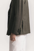 GIACCA LORD <BR/>FLANELLA DI LANA<BR/> JKDBFLGRF5 570 Raw 