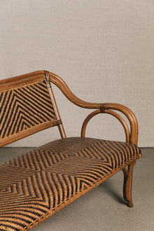 Divanetto bistrot in bamboo<BR/> SED0148 1 Raw 