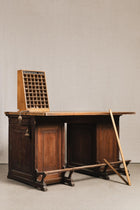 Scrivania da disegno in rovere<BR/> TAV0029 1 Raw 