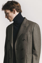 GIACCA LORD <BR/>FLANELLA DI LANA<BR/> JKDBFLGRF5 570 Raw 