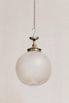 Sospensione globo in vetro molato<BR/> ILL0312 1 Raw 