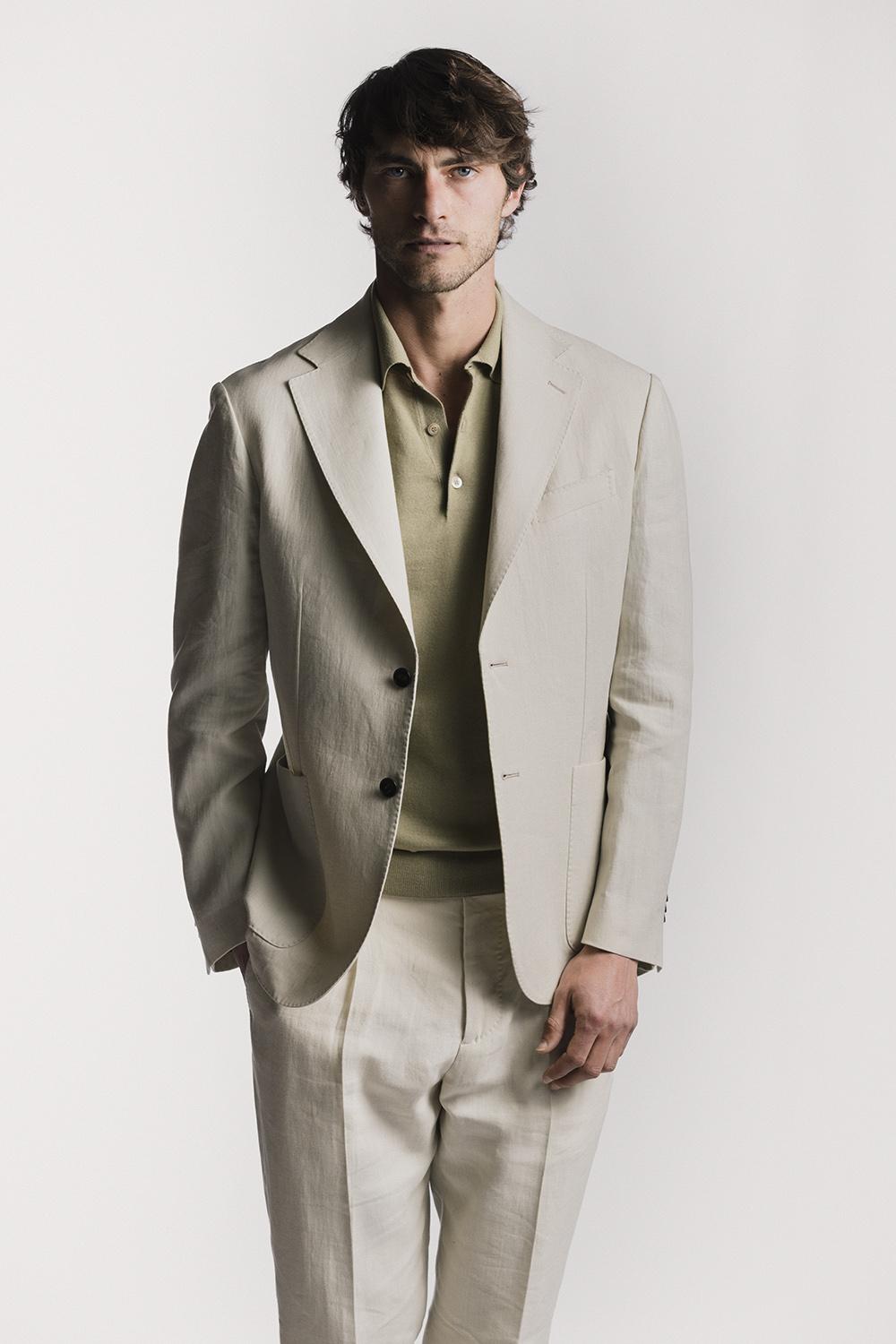 Polo Henley cotone cashmere KNPSSCWKAS6 441 Raw 