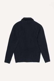 CARDIGAN MARINE LANA & CASHMERE<BR/> KNCAWCBLF5 780 Raw 