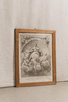 stampe (coppia) con cornice "cherubini" C0R1137 1 Raw 