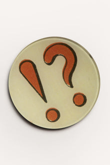 "!?" <BR/>ROUND PLATE JDRPRL!? 1 John Derian 