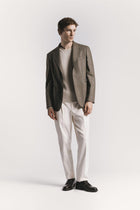 GIACCA WINDSOR FLANELLA DI LANA JKSBFLBGF5 235 Raw 