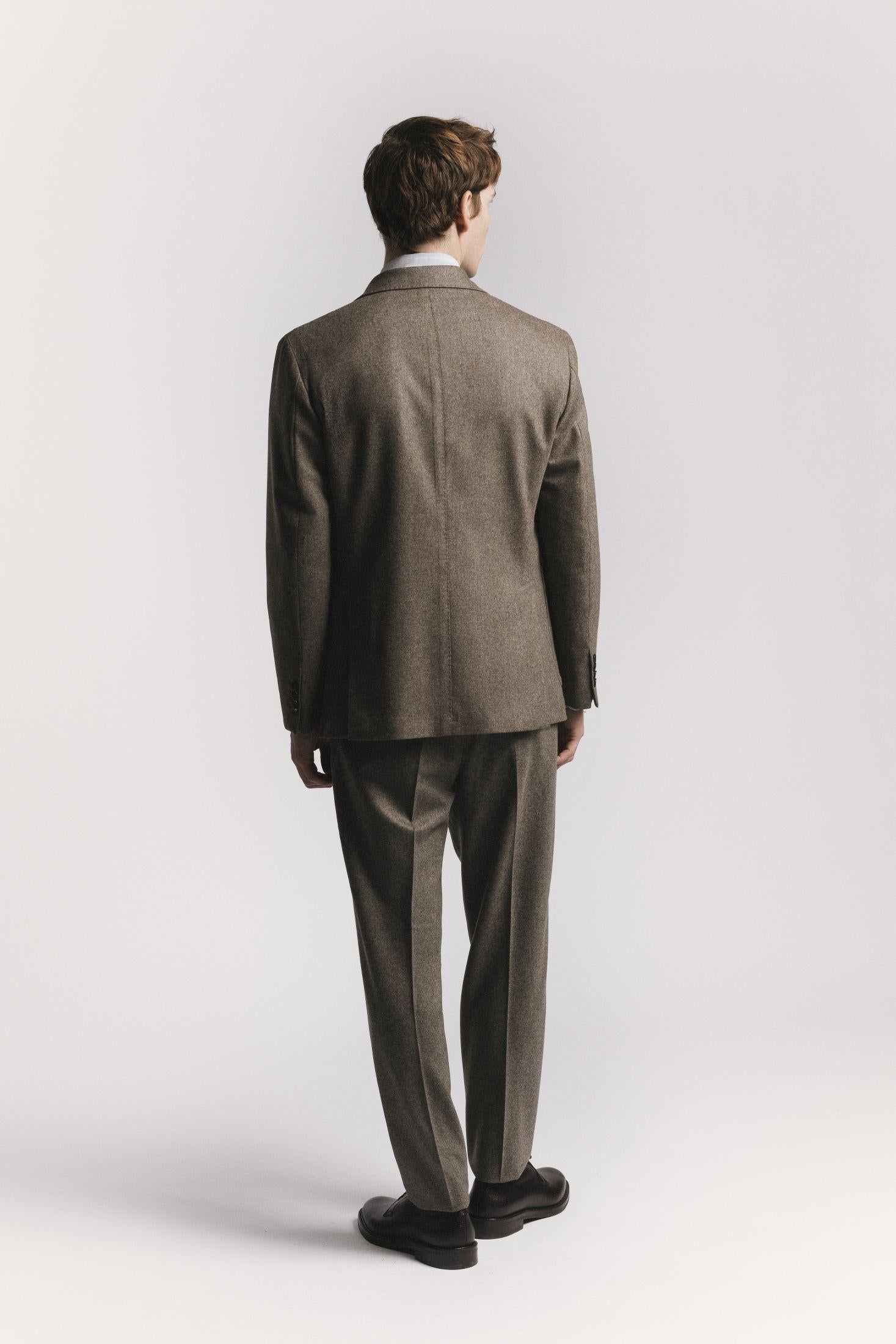 GIACCA WINDSOR FLANELLA DI LANA JKSBFLBGF5 235 Raw 