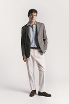 GIACCA WINDSOR <BR/>FLANELLA DI LANA JKSBFLWLF5 810 Raw 