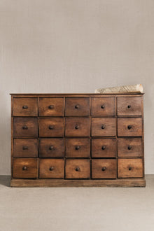 Cassettiera da archivio francese in rovere scuro ARM1296 1 Raw 