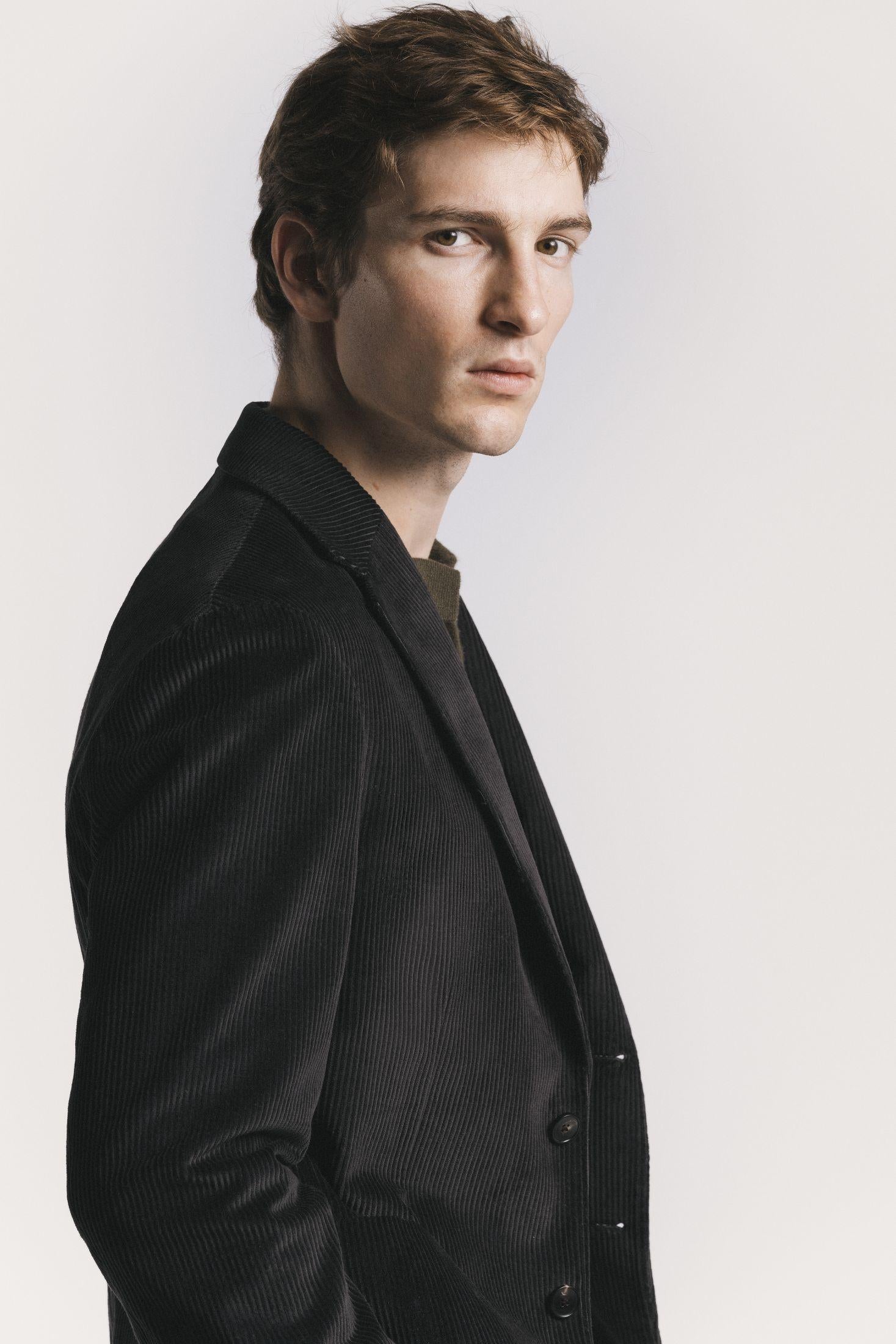 GIACCA WINDSOR VELLUTO A COSTE<BR/> JKSBCOCHF5 880 Raw 